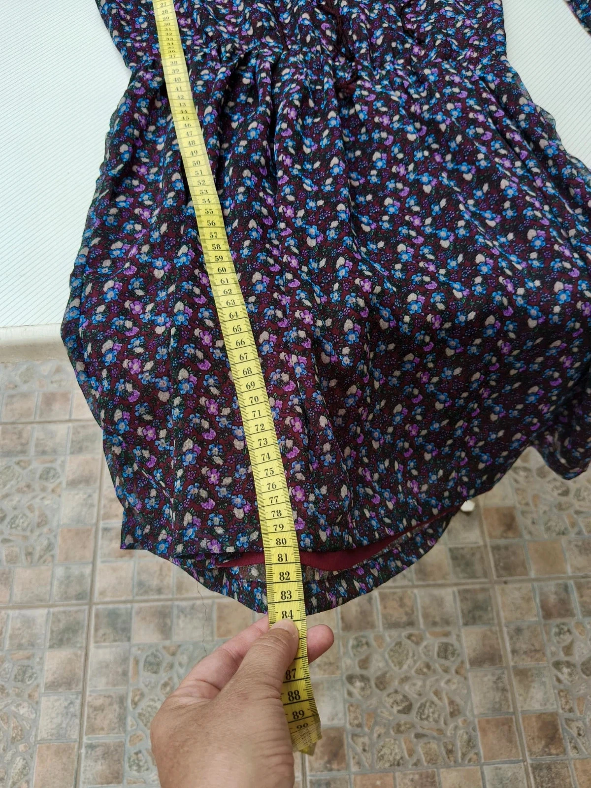 Kort jurkje met bloemenprint - Sfera Casual (Maat S) 💜 – photo 10